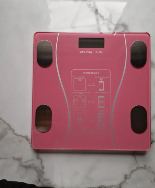 Умные напольные весы Bluetooth Smart Scale (12 показателей тела) / Весы с приложением до 180 кг. 