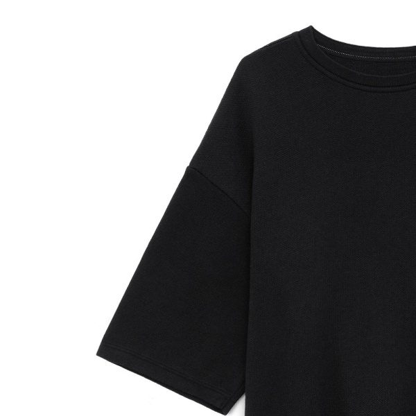 Джемпер с коротким рукавом Siluetti Volumica, черный, XS–XXL