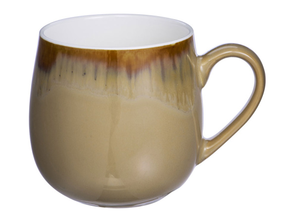 Кружка с вулканическим дизайном «Etna», Цвет бежевый