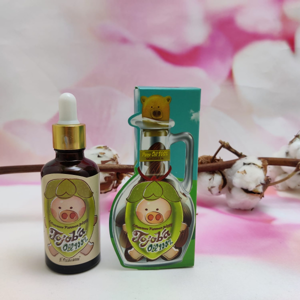 Масло жожоба 100%  универсальное Elfzavacce Fanmen Piggy Jojoba Oil 100%, 50 ml