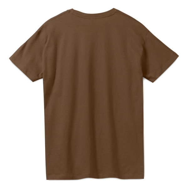 Футболка унисекс Regent 150, коричневая, XS–XXL