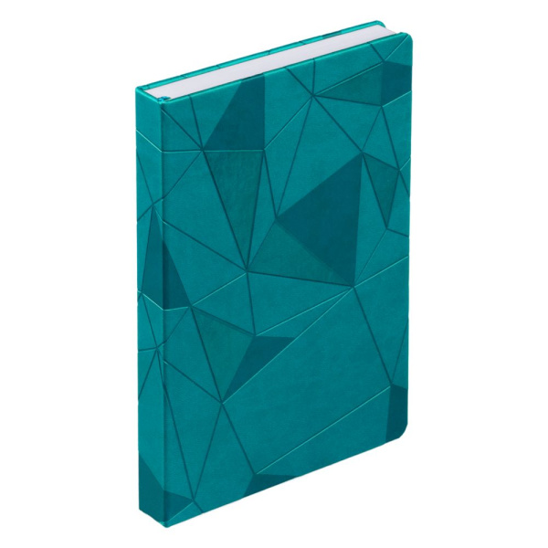 Ежедневник Gems, недатированный, бирюзовый, 15х20,9х2,1 см