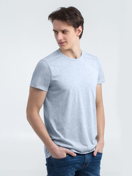 Футболка мужская Regent Fit 150, голубой меланж, XS–XXL