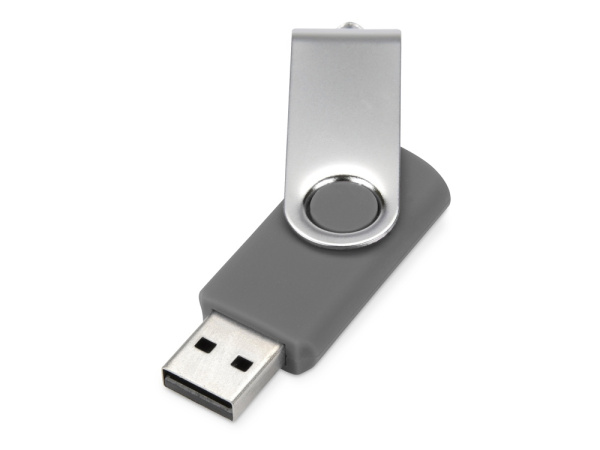 Флеш-карта USB 2.0 16 ГБ «Квебек», Размер 16ГБ, Цвет темно-серый