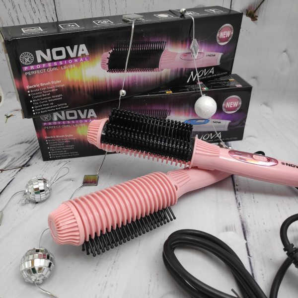 Расче?ска для выпрямления волос и создания волн Nova Professional Perfect Curl LS-189