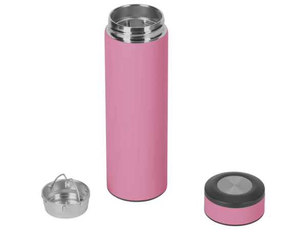 Термос «Confident» с покрытием soft-touch, Цвет пыльная роза