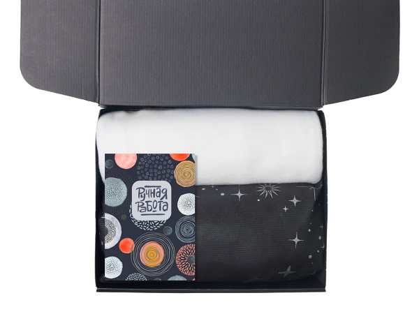 Подарочный набор «Re:y. Cocoon с пледом, свечой и диффузором, Цвет белый