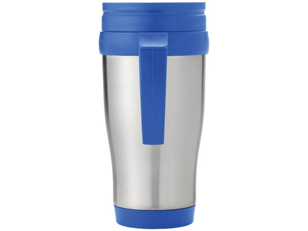 Термокружка «Sanibel», Цвет серебристый/синий