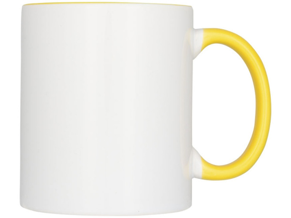 Кружка «Pix» для сублимации, Цвет белый/желтый