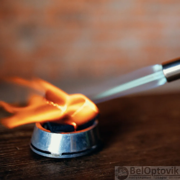 Автоматическая газовая горелка-насадка с пьезоподжигом Flame Gun №915 продажа кратно коробке/100 шт