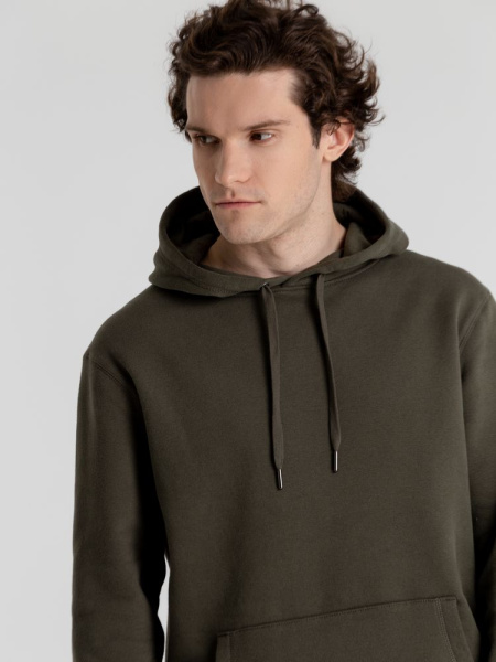 Толстовка с капюшоном унисекс King, хаки, XS–3XL