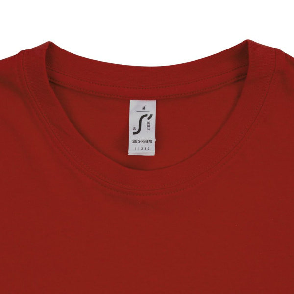 Футболка унисекс Regent 150, вишнево-красная, XS–XXL