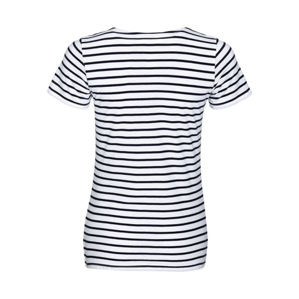 Футболка Miles Women белая с темно-синим, XS–XXL