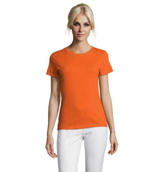 Футболка женская Regent Women, оранжевая, S–XXL