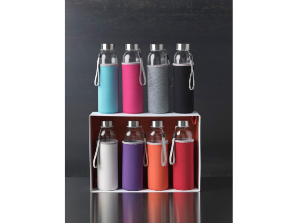 Бутылка спортивная «Bodhi» из стекла, Цвет синий