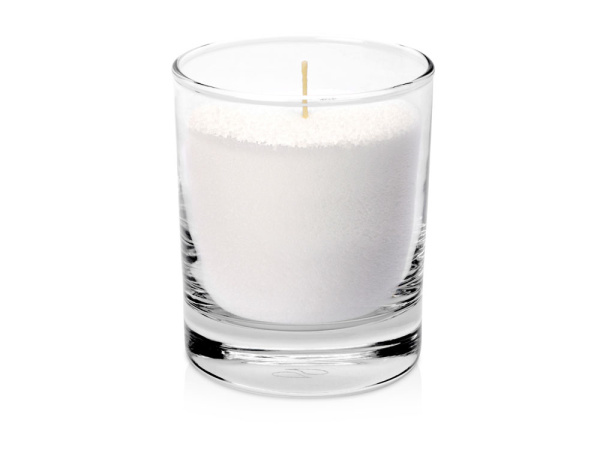 Подарочный набор «Свеча насыпная», Цвет прозрачный, белый