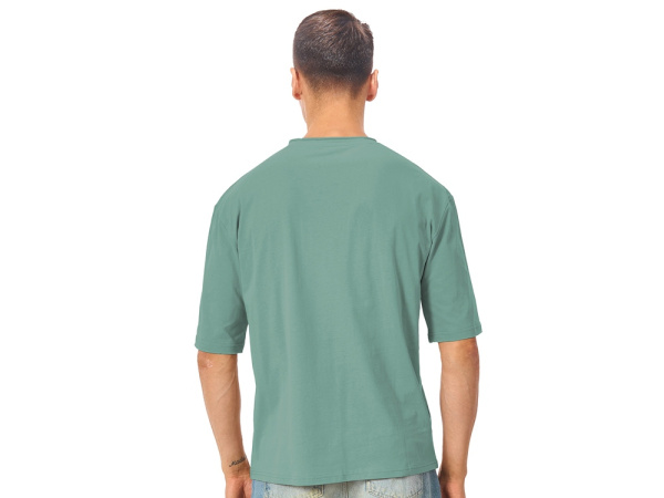 Футболка оверсайз «Liyon» унисекс, Размер XS-S, Цвет пыльно-бирюзовый