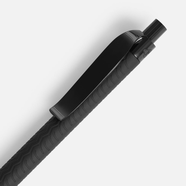 Ручка шариковая Prodir QS03 PRP Tyre Soft Touch, черная, 14х1 см