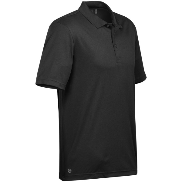 Рубашка поло мужская Eclipse H2X-Dry, черная, S–5XL