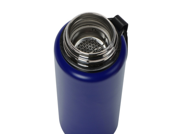 Вакуумный термос «Story», тубус, 800мл, Цвет синий, серебристый