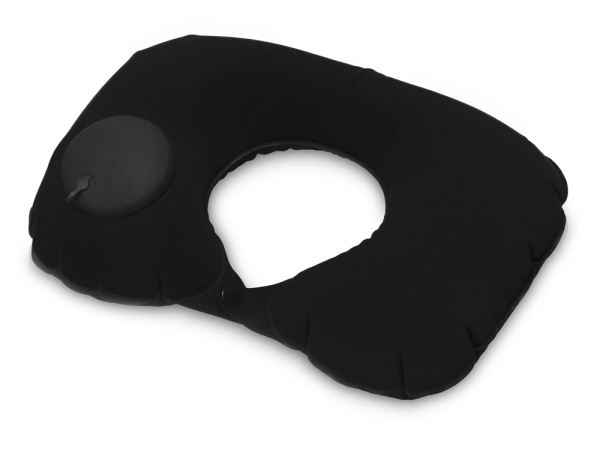 Подушка для путешествия с помпой «Push», Цвет черный