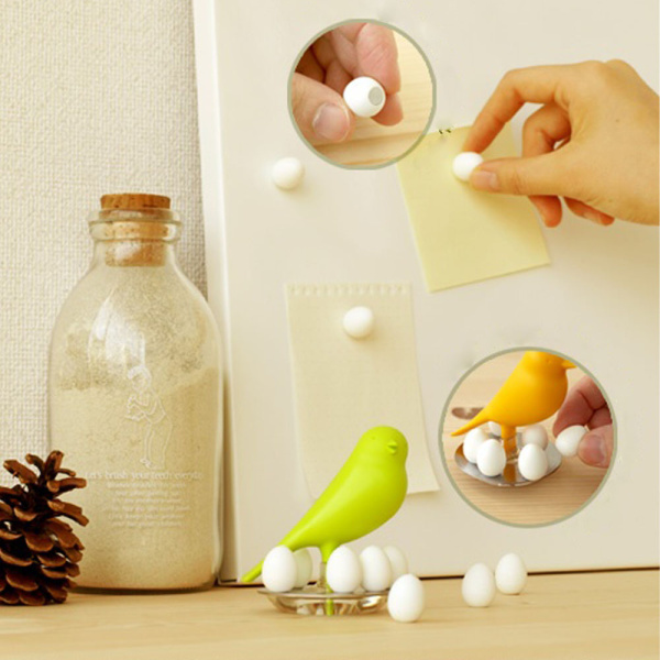 Набор магнитов Egg Sparrow 6в1, черный