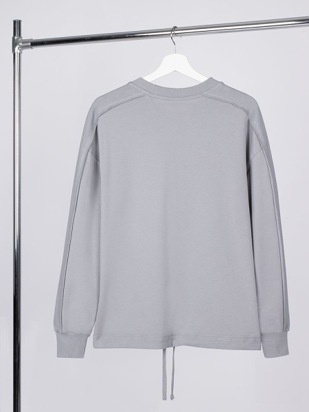 Свитшот унисекс Vozduh, светло-серый, XS–XXL