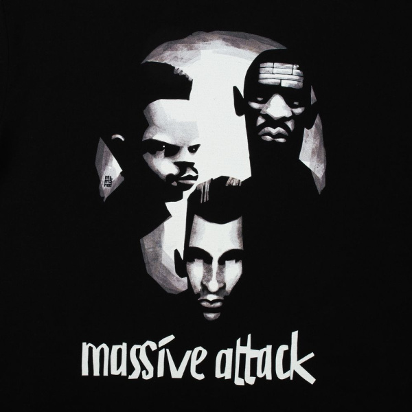 Футболка «Меламед. Massive Attack», черная, S–XXL