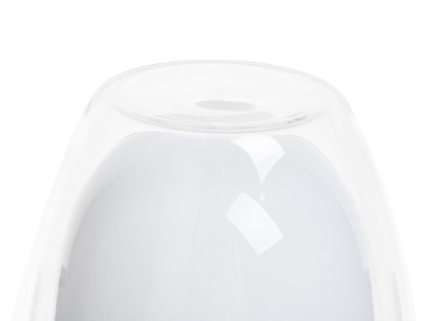 Стакан с двойными стенками «Creamy», Цвет белый, прозрачный
