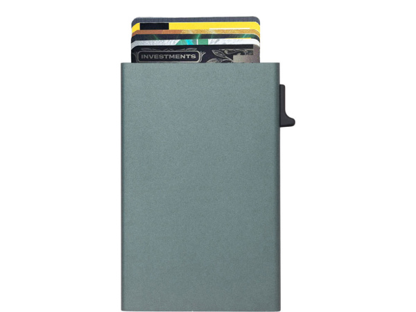 Картхолдер «Florence» с RFID-защитой, Цвет оружейная сталь