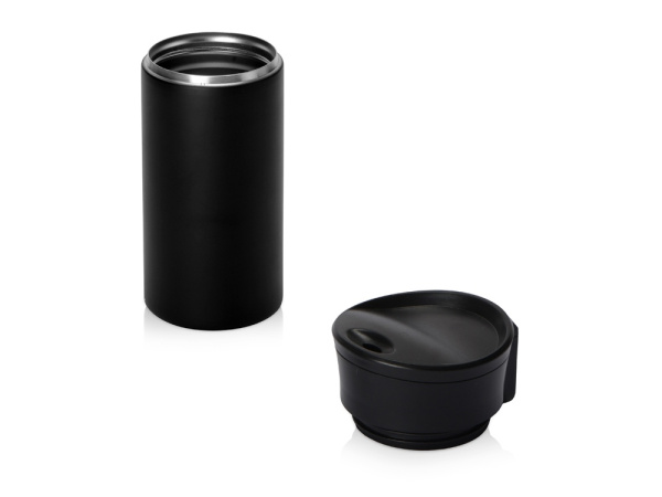 Вакуумная герметичная термокружка «Upgrade», тубус, Цвет черный