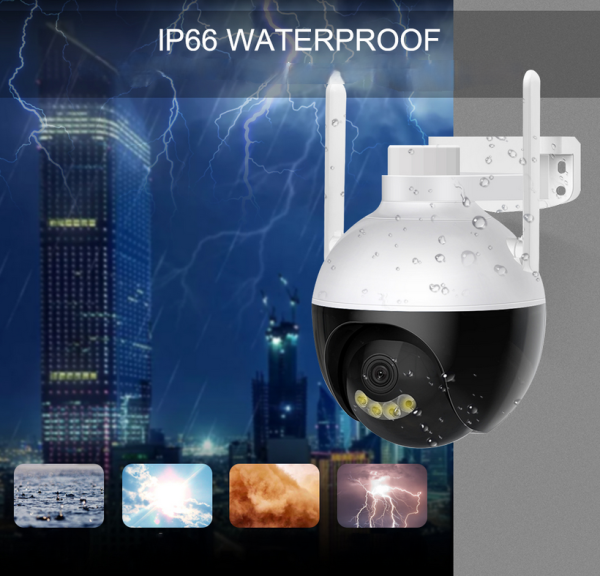 Уличная камера видео наблюдения Wi FI IP Smart Camera, 4 MP, 4 х-ZOOM (датчик движения, режимы день/ночь, удаленное управление)