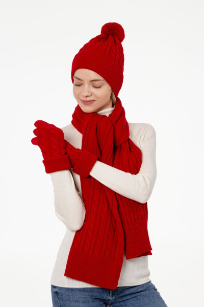 Варежки Heat Trick, красные, S–XL