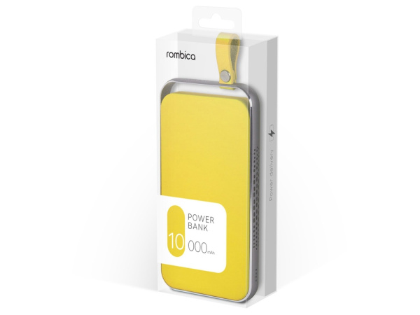 Внешний аккумулятор «NEO Electron», 10000 mAh, Цвет желтый