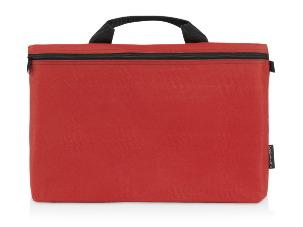 Сумка для конференций «Lando», Цвет красный/черный