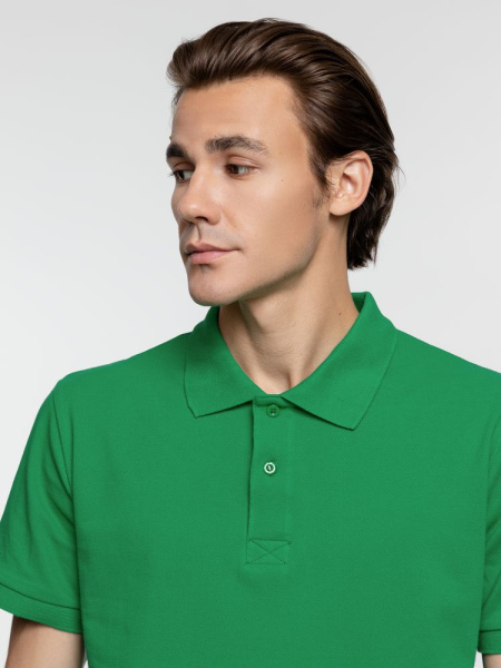 Рубашка поло мужская Virma Premium, зеленая, S–3XL
