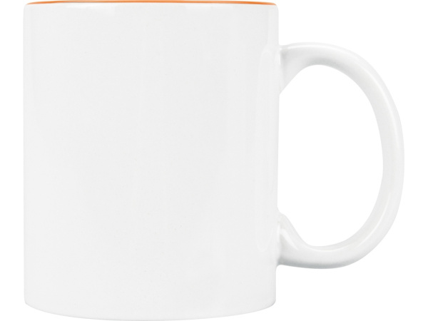 Кружка «Gain», Цвет белый/оранжевый