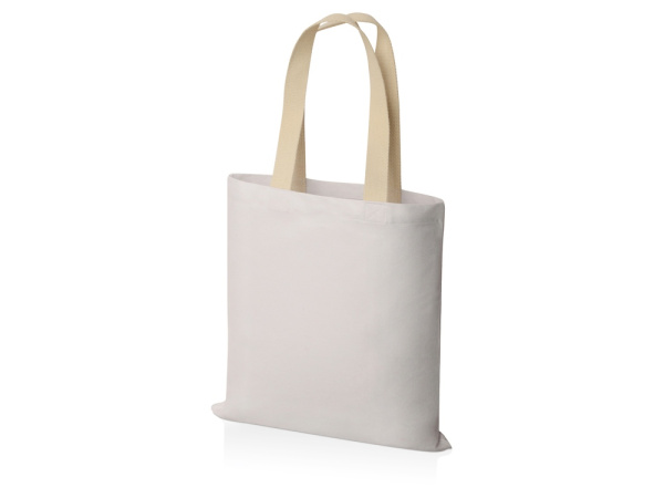 Сумка для шопинга «Steady» хлопковая с парусиновыми ручками, 260 г/м2, Цвет белый