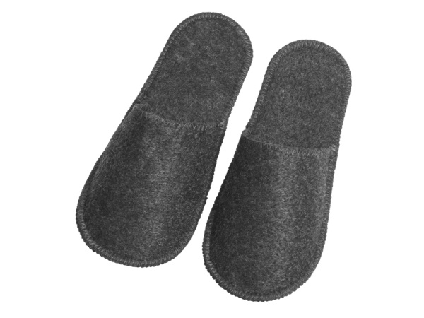 Тапочки для бани и сауны «Healing», Цвет серый