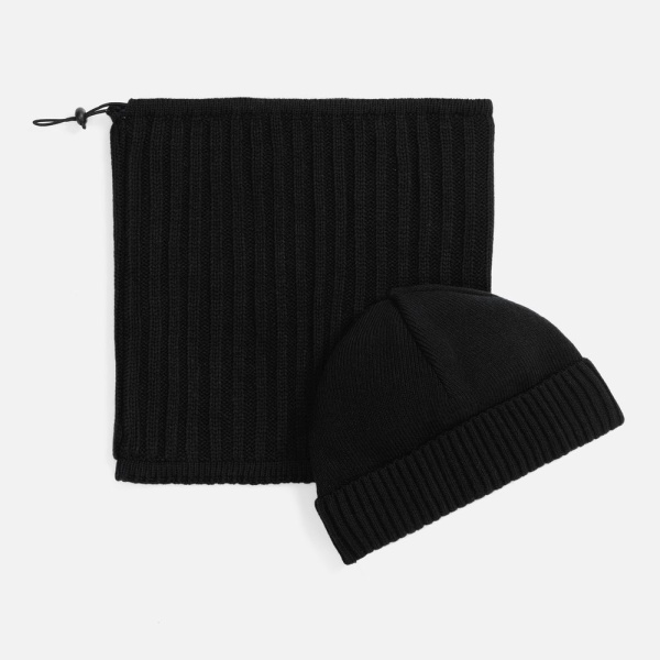 Шапка ComFleece, черная, размер 60-62