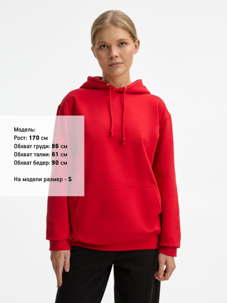 Худи унисекс Condor, красное, XS–3XL