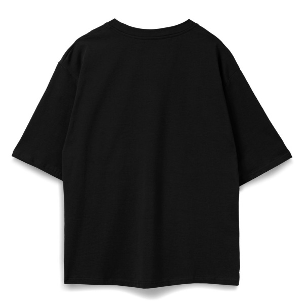 Футболка оверсайз унисекс Base Space, черная, XS–XXL