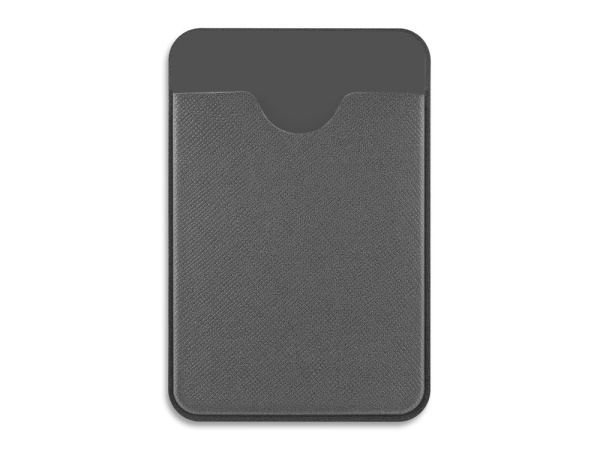 Картхолдер с креплением на телефон «Favor», Цвет темно-серый
