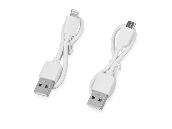 Внешний аккумулятор «Blank» с USB Type-C, 5000 mAh, Цвет белый