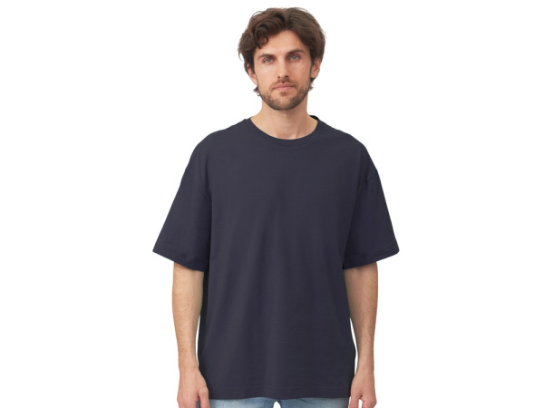 Футболка оверсайз «Vienna» унисекс, Размер XL, Цвет темно-синий