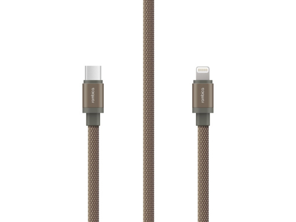 Кабель USB-C - Lightning MFI «LINK-C», QC/PD, 1.5 м, Цвет зеленый оливковый