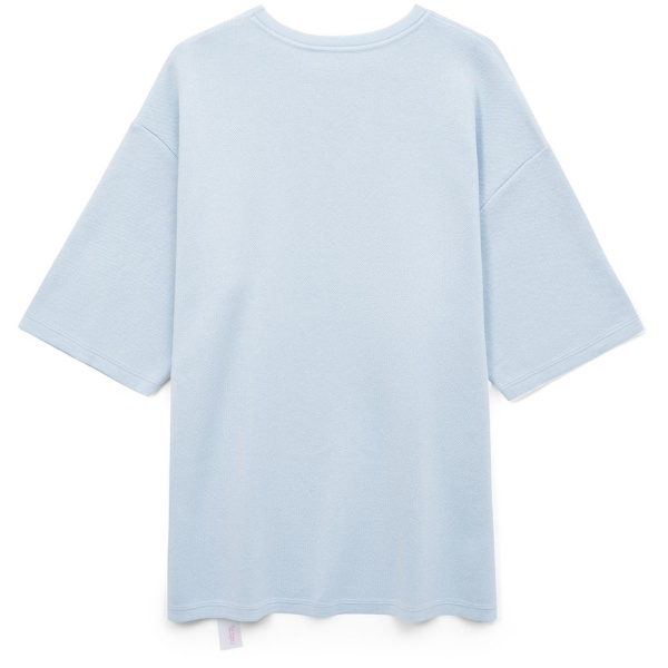 Джемпер с коротким рукавом Siluetti Volumica, светло-голубой, XS–XXL