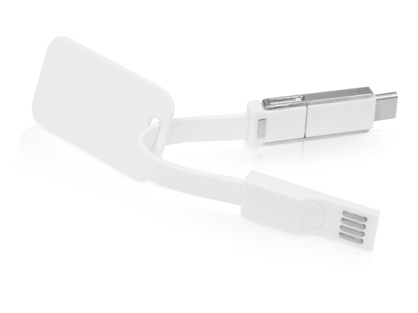 Зарядный кабель «Charge-it» 3 в 1, Цвет белый