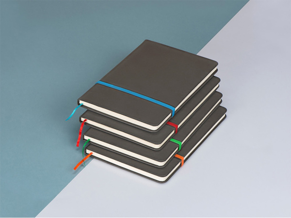 Блокнот А5 «Color», Цвет серый/оранжевый