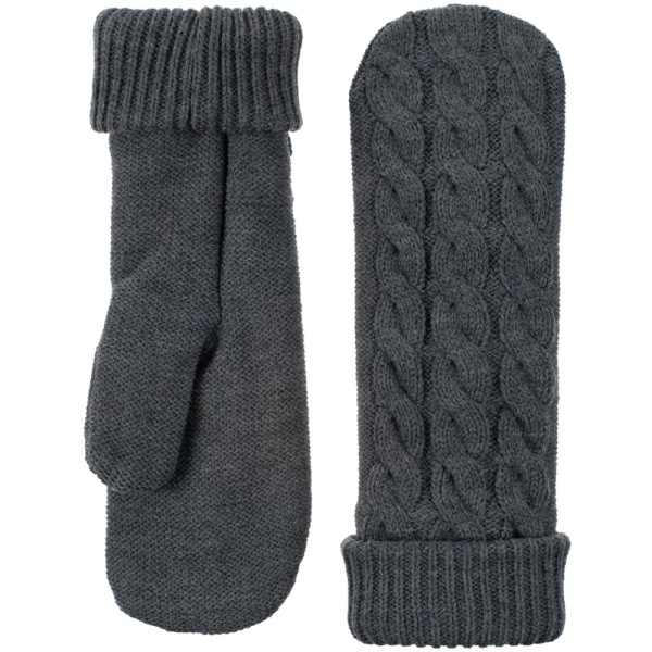 Варежки Heat Trick, серый меланж, S–XL